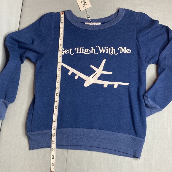 Wildfox Get High With Me sweatshirt size small - Picture 3 of 4